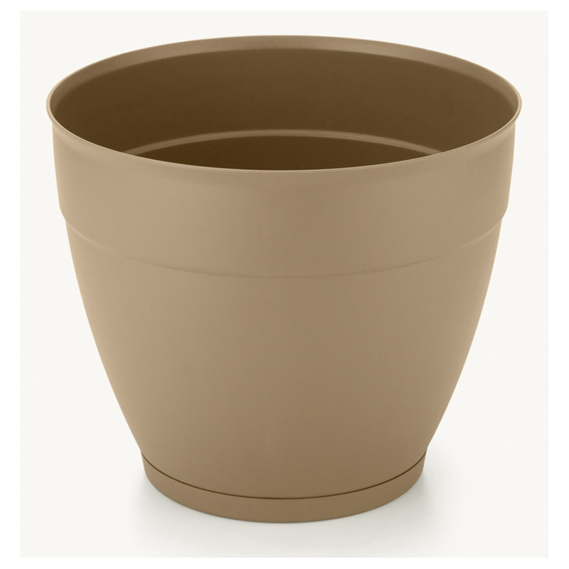 Maceta plástica Taupe