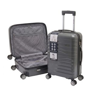 Valija Skyliner® Nexus con manija extensible de metal, candado con combinación y ruedas 360º