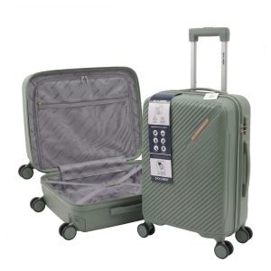 Valija Skyliner® Solaris con manija extensible de metal, candado con combinación y ruedas 360º