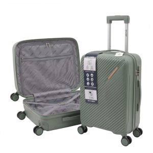 Valija Skyliner® Solaris con manija extensible de metal, candado con combinación y ruedas 360º