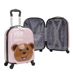 Valija Skyliner® Pinkie con manija extensible de metal, candado con combinación y ruedas 360º